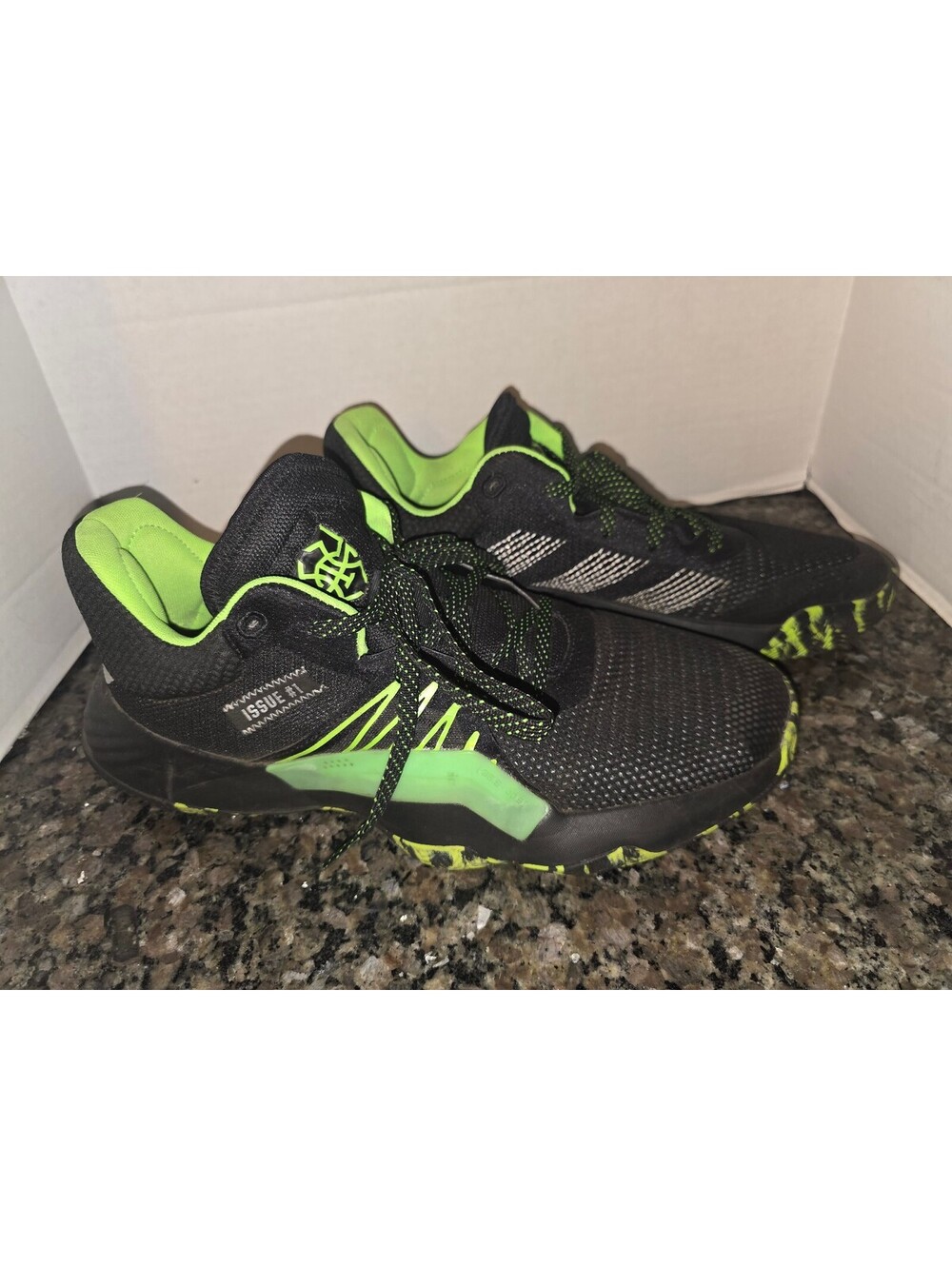 Size 11 - adidas D.O.N. Issue 1 x Marvel Stealth Spider-Man 2019 Used